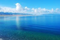 金秋北疆行之四五六--惊艳塞里木湖、暮色中的五彩滩、多彩浓艳白沙湖