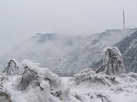 南岳衡山冬日冰雪美景，叹为观止