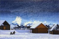 冬季构成禾木村四季之中最为壮观的图画