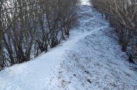 积雪下的川苔山(川乘山)