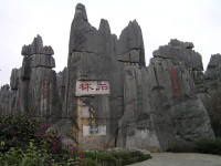 云南石林风景照